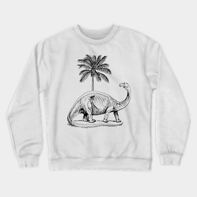 brontosaurus dinosaur Crewneck Sweatshirt by MineLabel